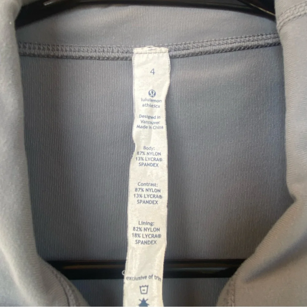 Lululemon In Stride Jacket, Fossil / Wee Are From Space Coal Fossil, Size 4 - Picture 8 of 12
